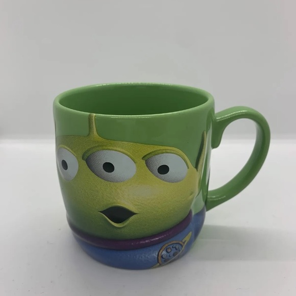 Disney Store Toy Story Aliens Green Men Coffee Mug 'OOOOO' Used Condition - Picture 2 of 15